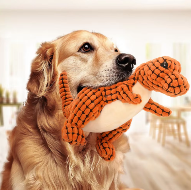 Peluche Animale pour Chien – Compagnon de Jeu Doux, Résistant et Amusant