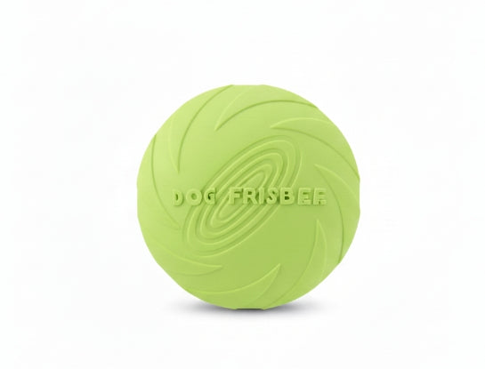 Frisbee en Caoutchouc Résistant – Jeu de Lancer Durable pour Toute la Famille