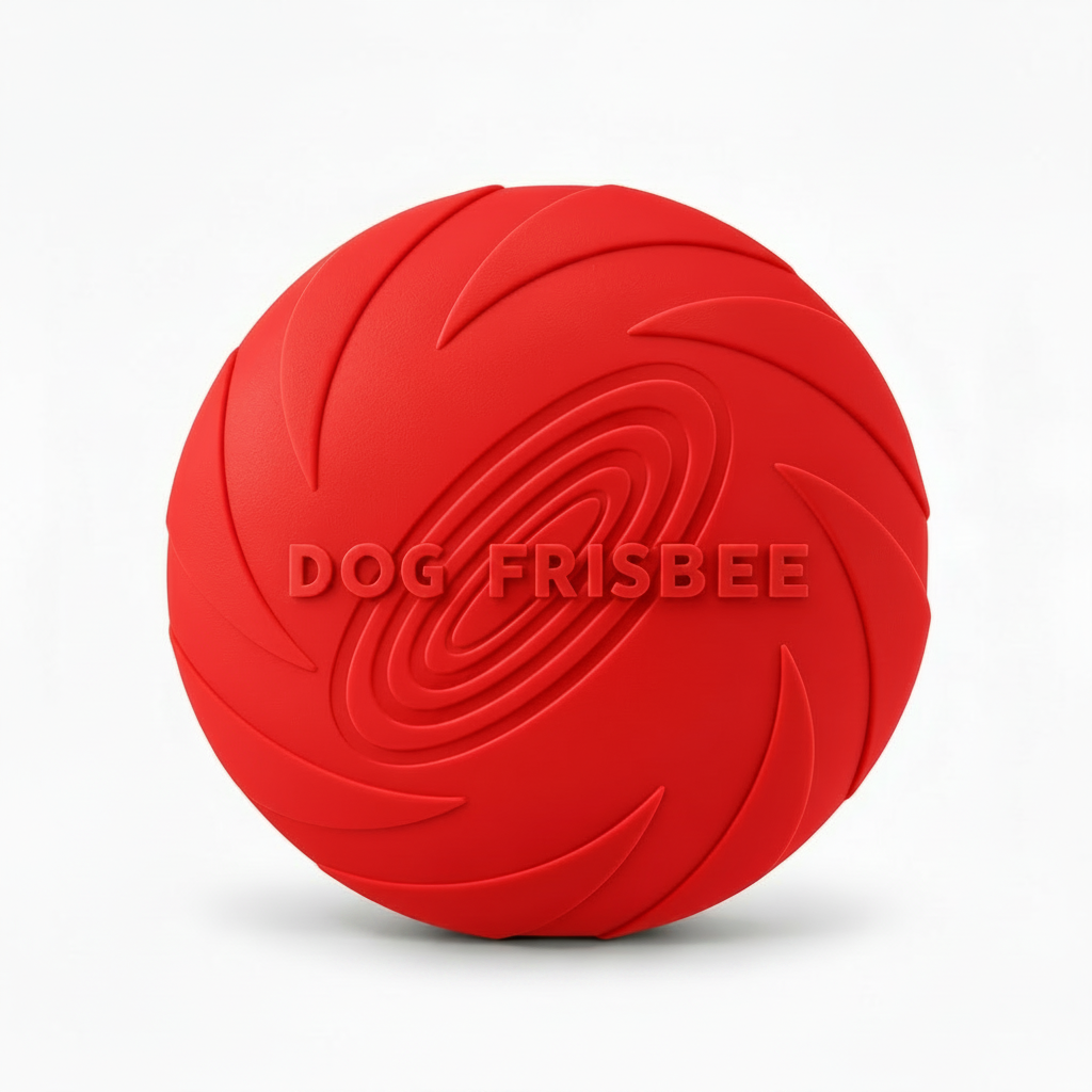 Frisbee en Caoutchouc Résistant – Jeu de Lancer Durable pour Toute la Famille
