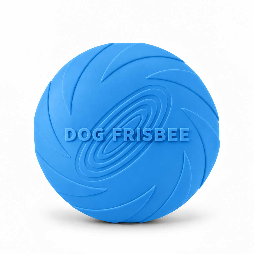 Frisbee en Caoutchouc Résistant – Jeu de Lancer Durable pour Toute la Famille