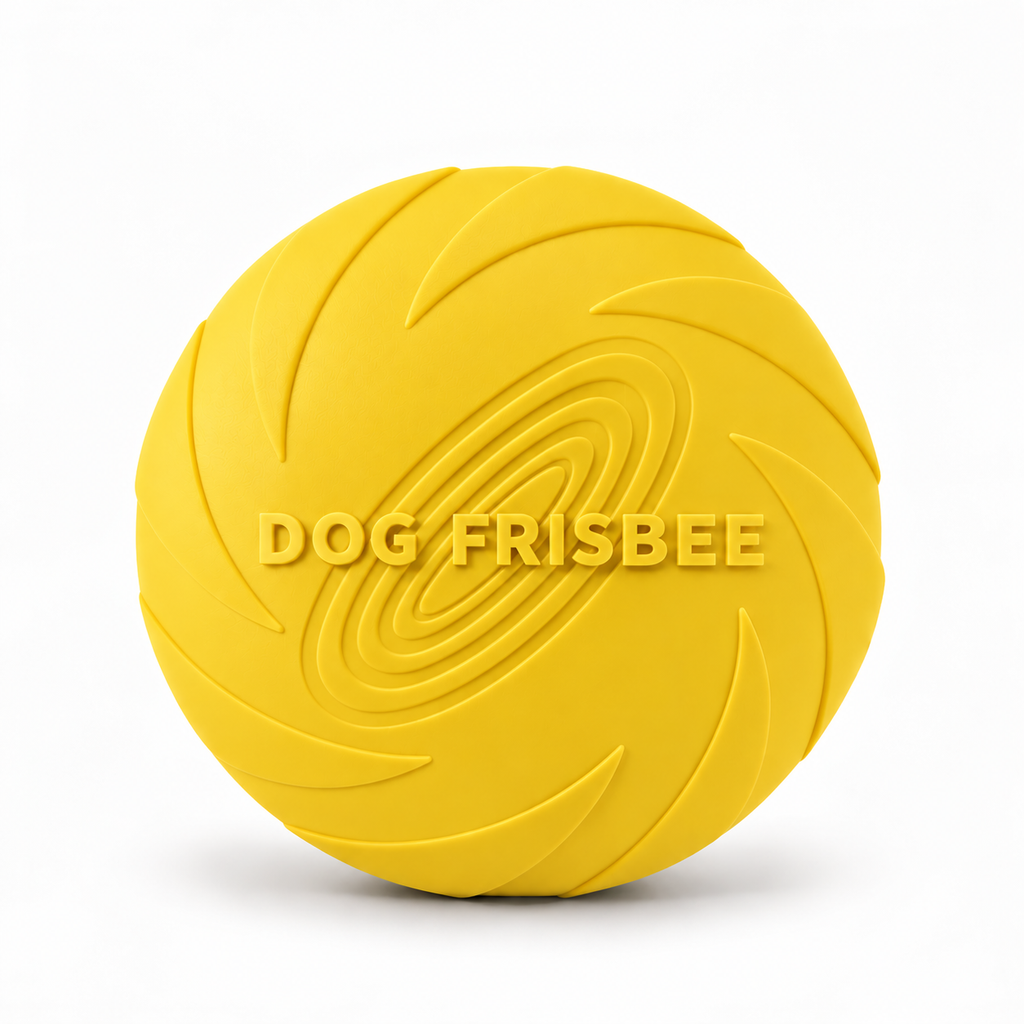 Frisbee en Caoutchouc Résistant – Jeu de Lancer Durable pour Toute la Famille