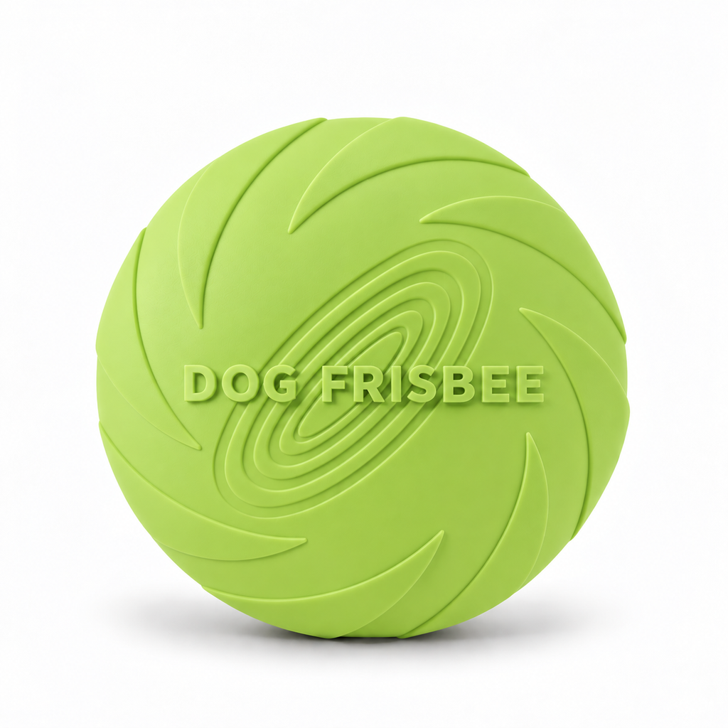 Frisbee en Caoutchouc Résistant – Jeu de Lancer Durable pour Toute la Famille